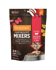 Nature's Variety Instinct Raw Boost Mixers Dog Food Beef 6 oz.