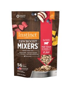 Nature's Variety Instinct Raw Boost Mixers Dog Food Beef 14 oz.