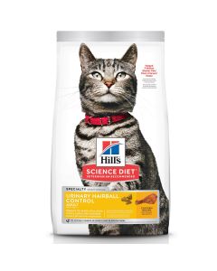Hill's Science Diet Adult Urinary Hairball Control Dry Cat Food 3.5 lbs
