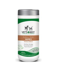 Vet's + Best Flea + Tick Wipes 50 ct.