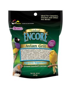 FM Brown's Encore Natural Avian Grit Digestive Supplement 20 oz.