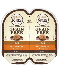 Nutro Perfect Portions Chicken Cat Food Pate Tray 2.65 oz.