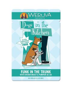 WERUVA Dogs In The Kitchen Funk In Trunk Chicken & Pumpkin Pouch 2.8oz