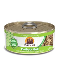 WERUVA Classic Cat Outback Grill with Sardine and Seabass in Gravy Cat Food 5.5oz