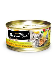 Fussie Cat Premium Grain Free Tuna & Anchovy 2.82oz Can