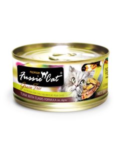 Fussie Cat Premium Grain Free Tuna & Clam 2.82oz Can