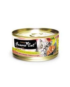 Fussie Cat Premium Grain Free Tuna & Prawn 2.82oz Can