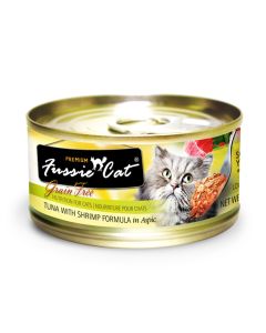 Fussie Cat Premium Grain Free Tuna & Shrimp 2.82oz Can