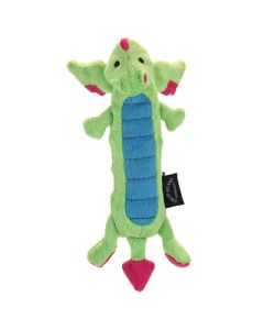 GoDog Skinny Dragon with Chew Guard Green Large