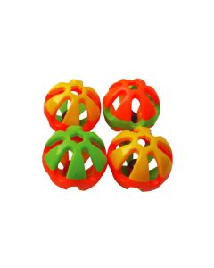 A&E Cage Company Java Wood Happy Beaks Large Round Rattle Foot