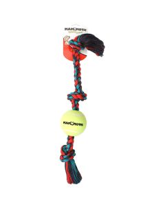 Mammoth Flossy Chews Rope Tug 36" with 6" Tennis Ball