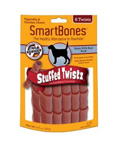 Smartbones Pork Stuffed Twistz Chews 6 pack