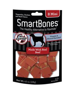 Smartbones Vegtable and Chicken Mini Chews for Dogs Beef 24 pack