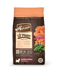 Merrick Lil' Plates Grain Free Real Salmon + Sweet Potato Recipe 4 lbs.