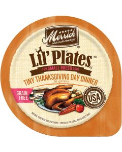 Merrick Lil’ Plates Grain Free Tiny Thanksgiving Day Dinner 3.5oz