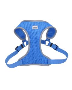 Coastal Comfort Soft Reflective Wrap Adjustable Dog Harness Blue Lagoon Extra Small 5/8" x 16"-19"