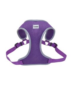 Coastal Comfort Soft Reflective Wrap Adjustable Dog Harness Purple Extra small 5/8" x 16"-19"
