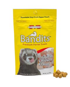 Bandits Premium Ferret Treats Original Chicken Flavor 3 oz.