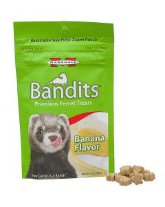 Bandits Premium Ferret Treats Banana Flavor 3 oz.