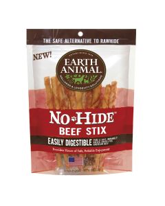 Earth Animal No-Hide Beef Stix 10 Pack