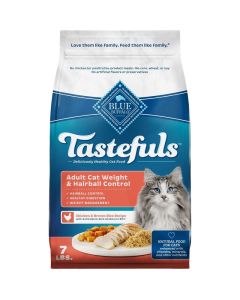 Blue Buffalo Tastefuls Adult Cat Weight & Hairball Control Chicken Recipe Dry Cat Food 7 lbs