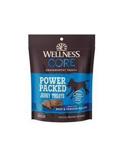 Wellness Core Power Packed Grain Free Jerky Treats Beef & Venison Recipe 4 oz.