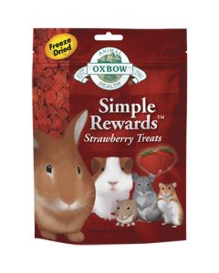 Oxbow Simple Rewards  Strawberry Treats .5oz
