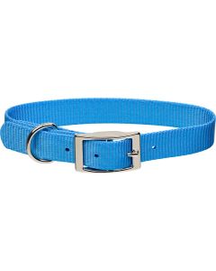 Coastal Single-Ply Dog Leash Blue Lagoon 3/4" x 18"