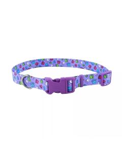 Coastal Styles Adjustable Dog Collar Special Paws 3/8"x 8"-12"