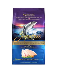Zignature Trout & Salmon Meal Limited Ingredient Formula Dog Food 12.5 lbs.