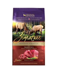 Zignature Venison Limited Ingredient Formula Dog Food 4 lbs.