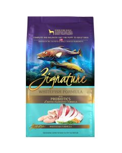 Zignature Whitefish Limited Ingredient Formula Dog Food 4 lbs.