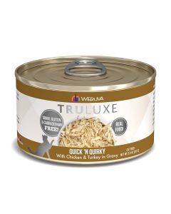 WERUVA Truluxe Quick N' Quirky Chicken & Turkey Gravy Cat Food 3oz. Can
