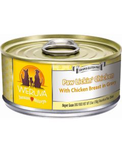 WERUVA Paw Lickin' Chicken – With Chicken Breast in Gravy 5.5oz. Can