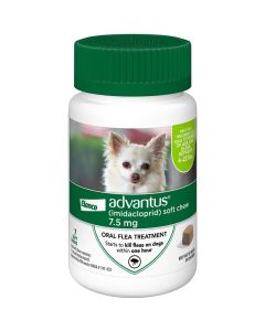Elanco Advantus Flea Treatment Soft Chews for Small  to Medium Dogs 7 ct.