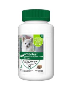 Elanco Advantus Flea Treatment Soft Chews for Small  to Medium Dogs 30 ct.
