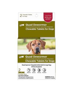 Elanco Quad Dewormer Large 45 lbs. 2 pk.