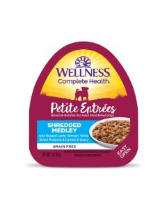 Wellness Petite Entrees Shredded Medley Braised Lamb, Venison, White Sw. Potatoes & Carrots 3oz