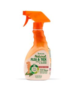 TropiClean Natural Flea & Tick Spray For Dogs 16oz.