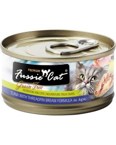 Fussie Cat Premium Grain Free Tuna & Threadfin Bream 2.82oz Can