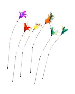 Spot Spring Coil Teaser Wand Assorted Cat Toy 26”