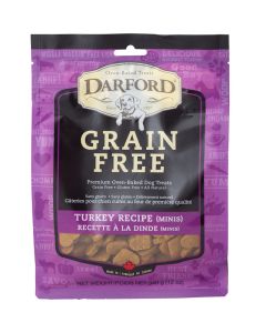 Darford Grain Free Turkey Minis Dog Biscuit 12 oz.