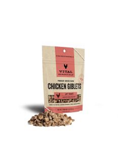 Vital Essentials Freeze-Dried Raw Chicken Giblets Cat Treats 1 oz.