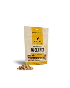Vital Essentials Freeze-Dried Raw Duck Liver Cat Treats 0.9 oz.
