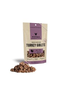 Vital Essentials Freeze-Dried Raw Turkey Giblets Dog Treats 2 oz.