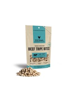 Vital Essentials Freeze-Dried Raw Beef Tripe Bites Dog Treats 2.3 oz.