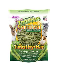 FM Brown's Tropical Carnival Natural Loose Timothy Hay 96 oz. Bag