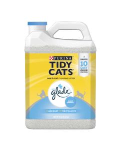 Purina Tidy Cats Multi-Cat Cluming Litter with Glade Clear Springs Scent 20 lbs