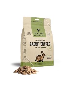 Vital Essentials Freeze-Dried Rabbit Entree Cat Food Mini Nibs 12 oz.