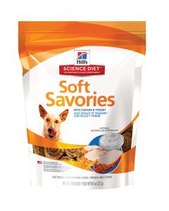 Hill's Science Diet Soft Savories Chicken & Yogurt Dog Treats 8 oz.